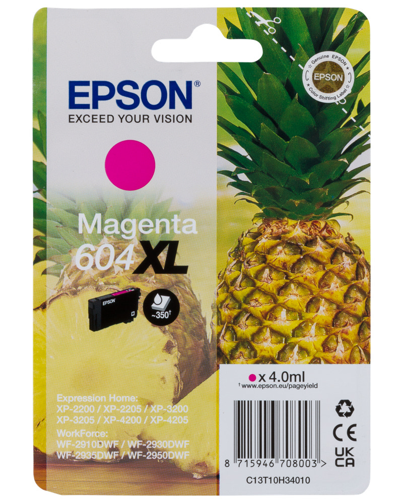 Epson Blæk single 604XL - magenta