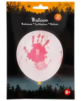 Halloween ballong blod 10-pack 