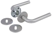 Dörrhandtag L-form rostfritt stål - 16 mm
