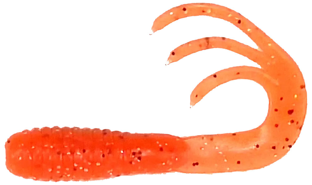 Flexibait Triple Tail Orange 5-pak - hvidløg