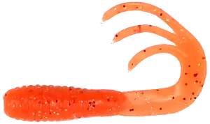 Flexibait Triple Tail Orange 5-pak - hvidløg