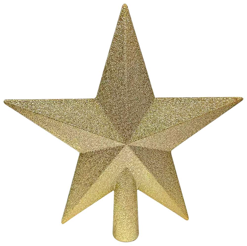 Toppstjärna guld - 20 cm 