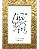 Billedramme 10 x 15 cm Guld Glimmer