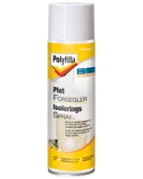 Polyfilla Pletforsegler Isoleringsspray, 400ml spraydåse, til hurtig og effektiv isolering af pletter på vægge og lofter. Til indendørs brug, tørretid ca. 15 minutter, hvid.