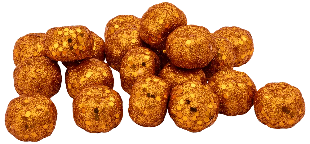 Dekorativa pumpor av skum Ø3 cm 20-pack