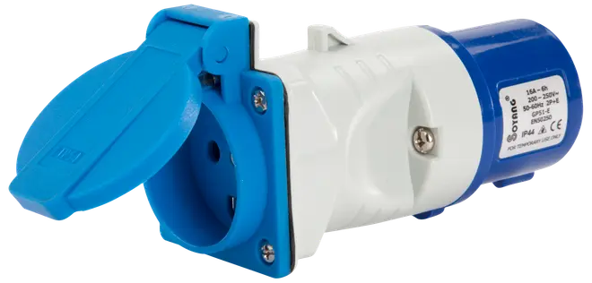 CEE overgangsadapter til 230 V