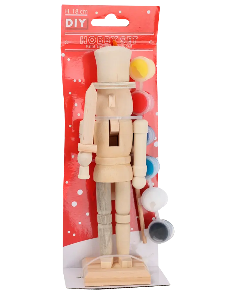 NÖTKNÄPPARE 18 CM MÅLA SJÄLV