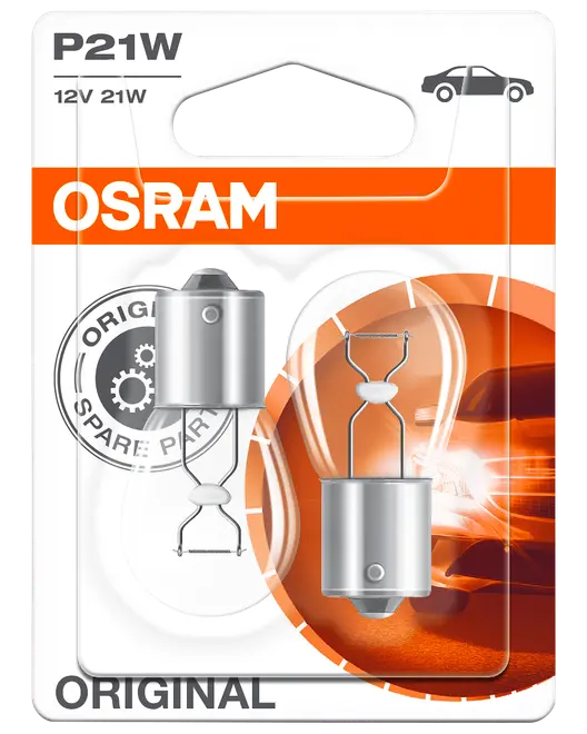 Osram autopære P21W 12V 2-pak