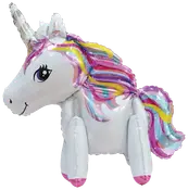 Folieballon 60 cm - Stående Enhjørning