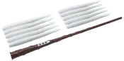 LED stearinlys med tryllestav