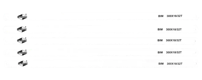 Mitsutomo Bågsåg bimetall blad 300 mm 5-pack