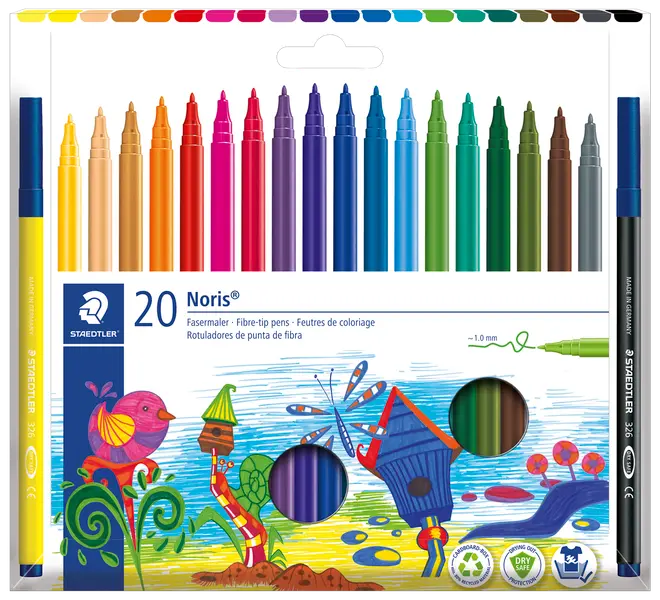 Staedtler Noris filttusser 20-pak