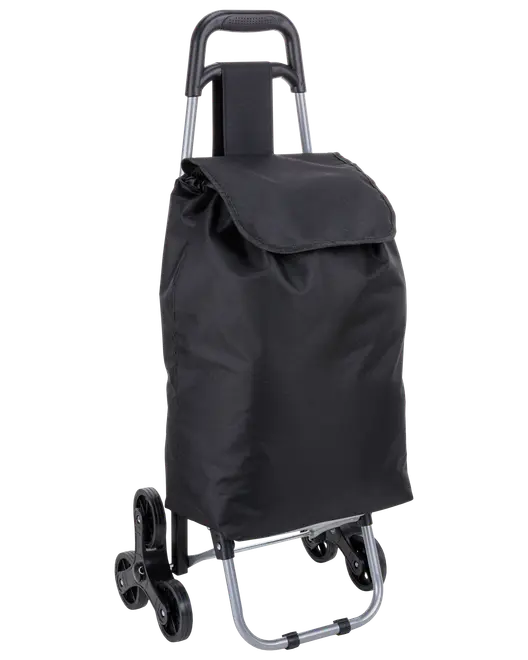 Shoppingväska 6 hjul svart 