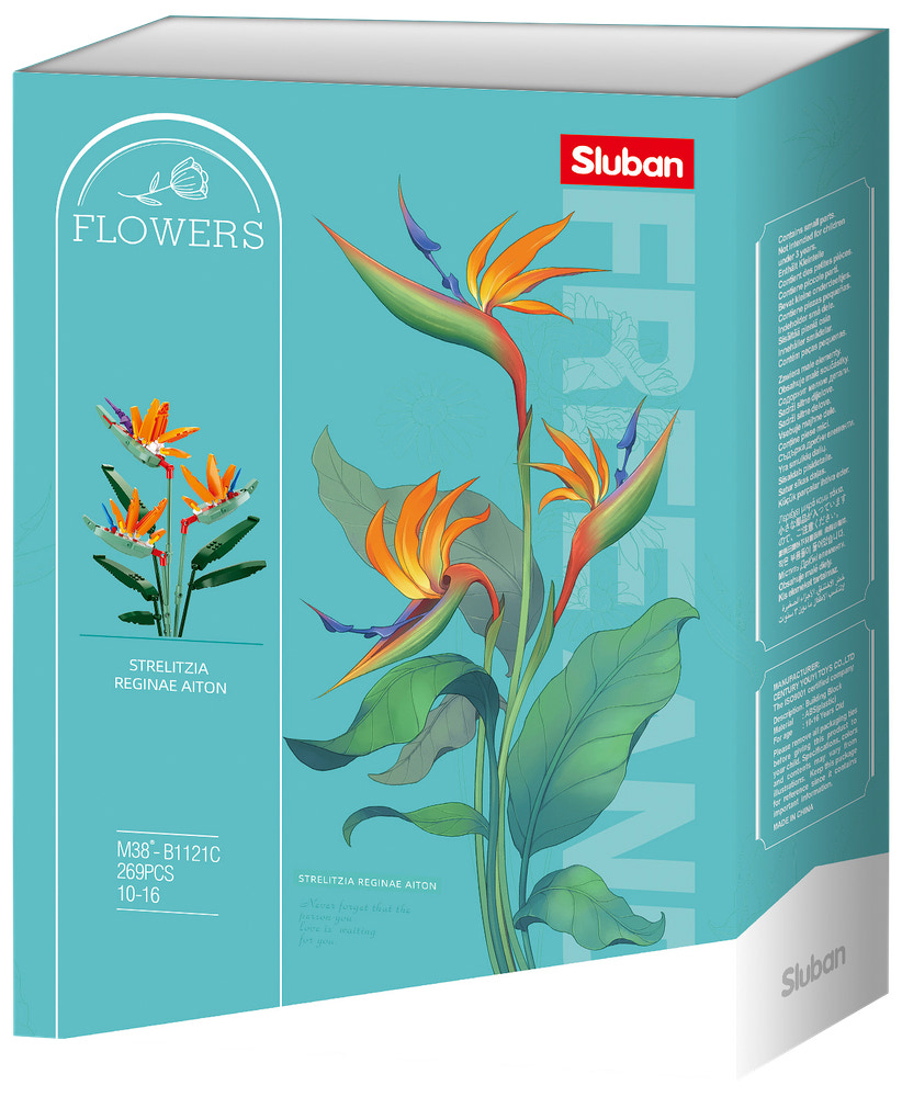 Sluban Flowers Paradisfugl M38-B1121C - 269 dele