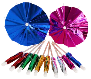 Drinksparasoller 10 cm 12-pak