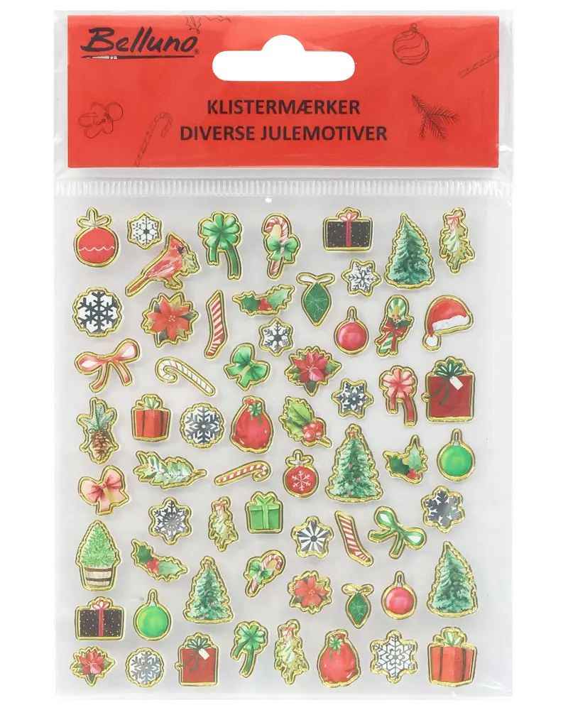 Klistermärken Julmotiv
