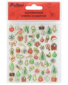 Klistermärken Julmotiv