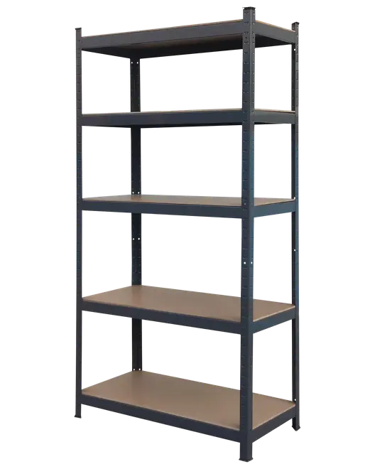 Stålreol 180x90x45 cm - antracit