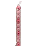  Julgranskulor Ø5 cm 10-pack - Rosa