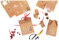 Adventskalender pepparkakshus