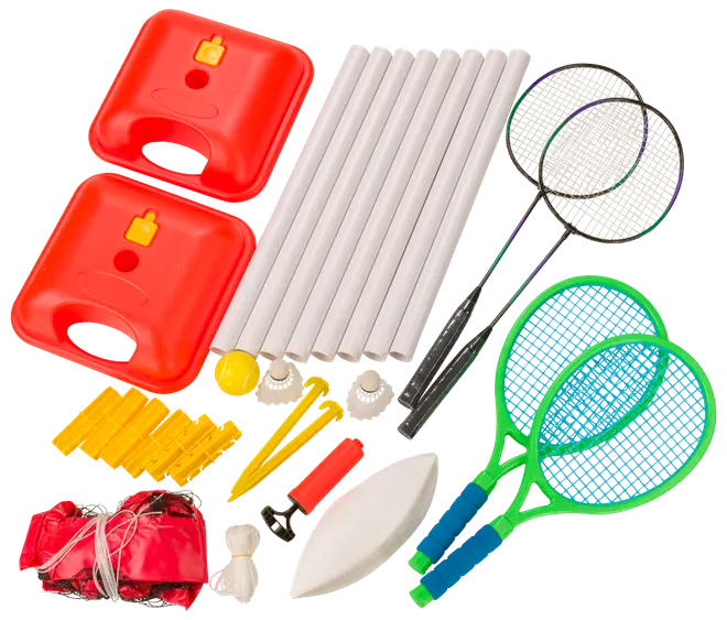 Badminton/tennis/volley 3-i-1