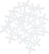 Flisekryds 3 mm 250 stk.