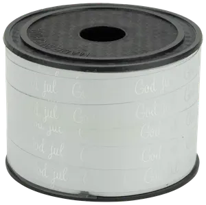 Presentband Metallic 50 meter - Silver