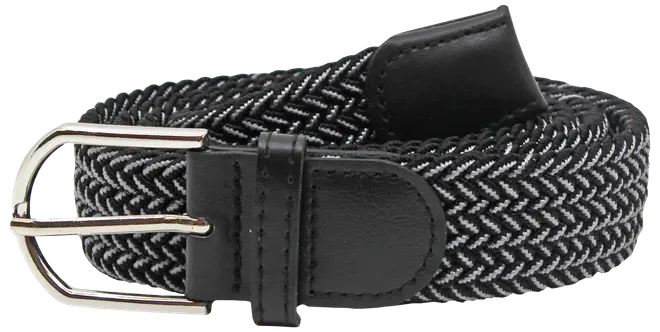 Bälte med stretch - grå storlek XL