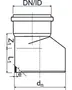 PP reduktionsrør 40 x 32 mm