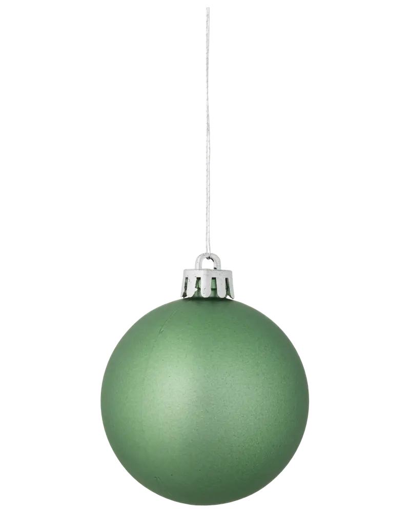  Julgranskulor Ø5 cm 10-pack - Ljusgrön