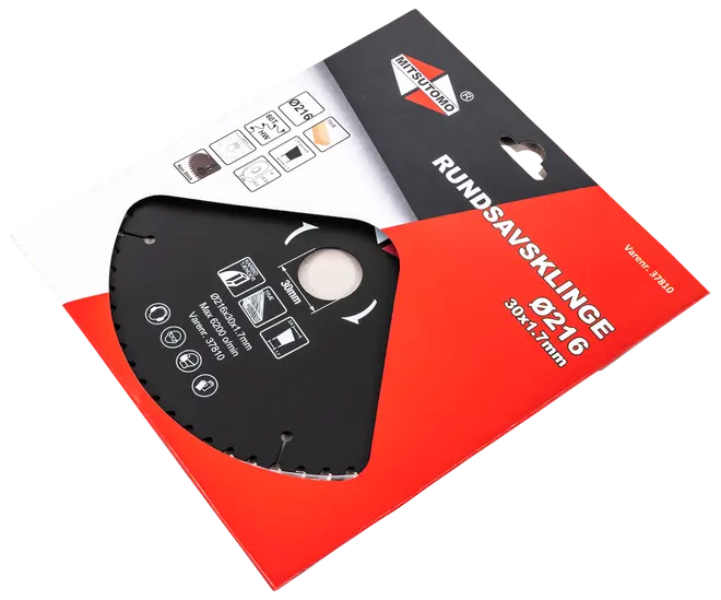 Mitsutomo Rundsavsklinge Ø216 x 30 mm 60T