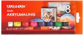 Akrylfärg klassisk 8 x 21 ml