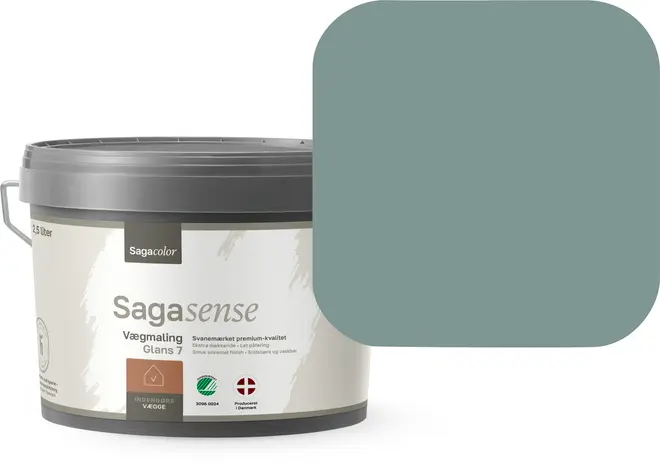 Sagasense Vægmaling 7 - 2,5 liter green herb