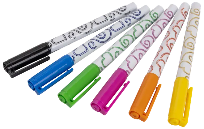 Sense Metalliske Outliners 6-pak