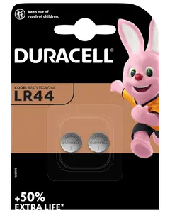 DURACELL Batteri LR44 2-pak