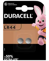 DURACELL Batteri LR44 2-pak