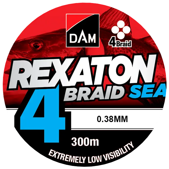 DAM 4 Braid 300M 0,32Mm Gul