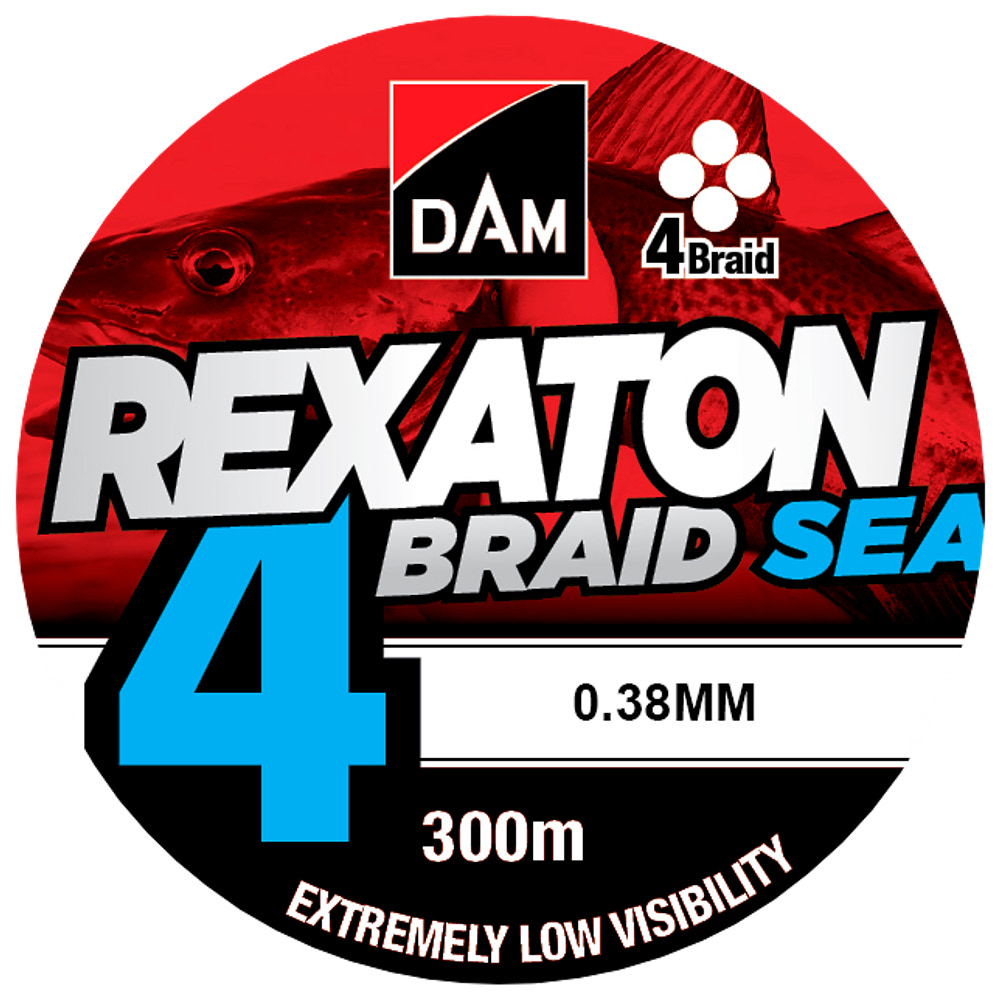 DAM 4 Braid 300 m 0,32 mm 19,5 kg - gul