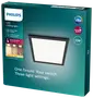 PHILIPS Loftlampe panel Scene 30x30cm 12W - sort