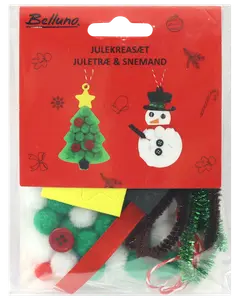 DYI snögubbe och julgran