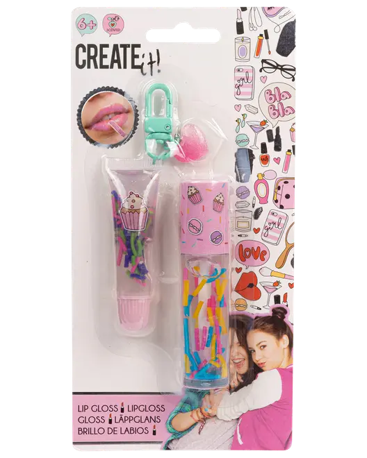 CREATEit Lipgloss 2 stk. - assorterede varianter