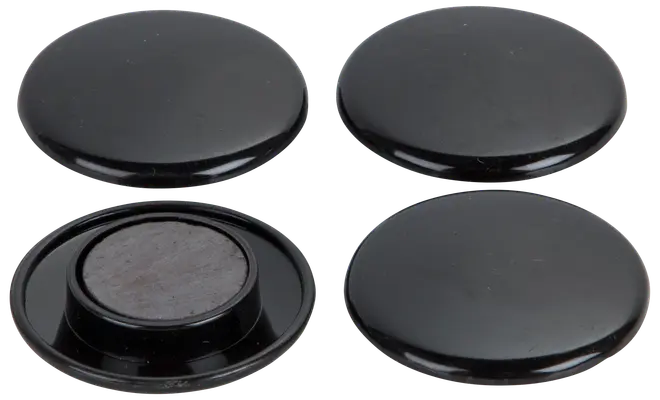 Magneter 40 mm 4-pak - sort