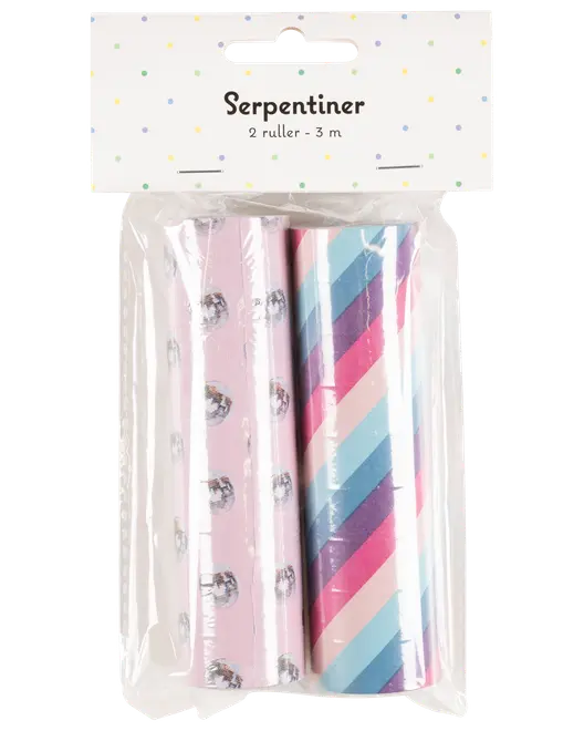 Disco-serpentiner 2-pak