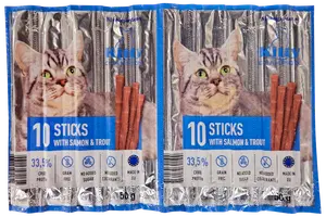 Sjöbogårdens Kattesnack med laks & forel 10-pak