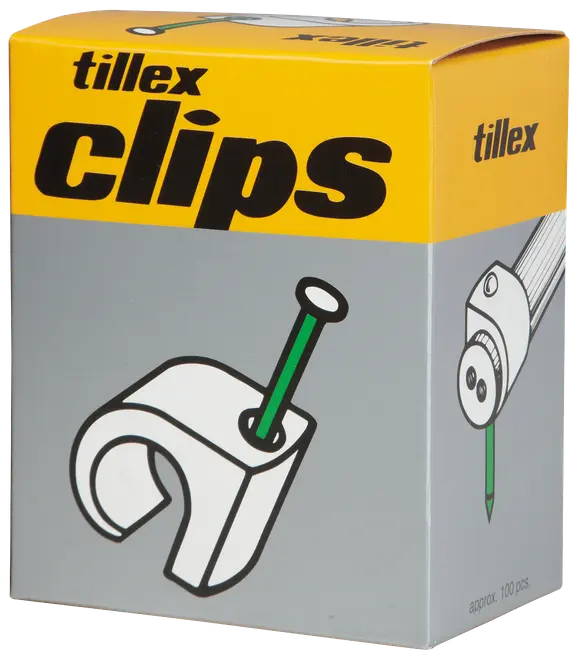 Tillex Clips 10-14 mm - grå