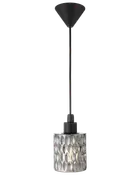 Taklampa Xenia rök 17,7 cm