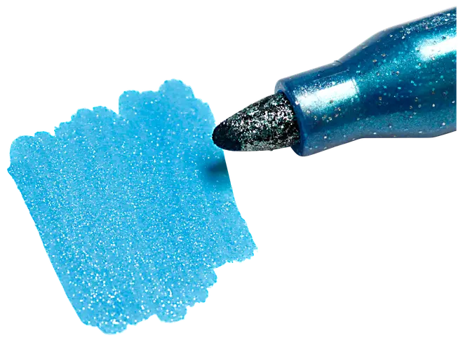 Sense Glitterpennor 6-Pack