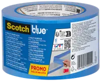 ScotchBlue™ Afdækningstape - 24 mm x 41 meter - 3 ruller