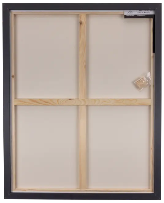 Svävarram målarduk 100x80 svart