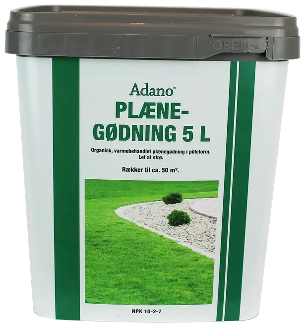 Adano Ekologiskt gödselmedel för gräsmattor 5 L